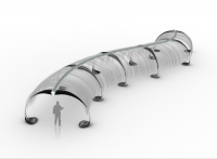 3 модель "гусеница" для парка скульптур Сочи 2014