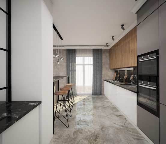 Дизайн-проект интерьера в современном стиле