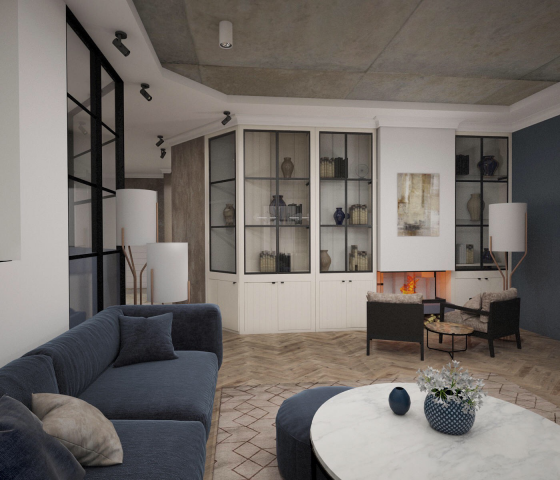 Дизайн-проект интерьера в современном стиле