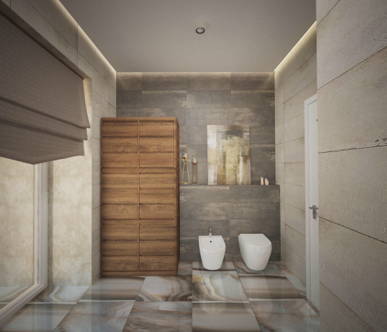 Дизайн-проект интерьера в современном стиле