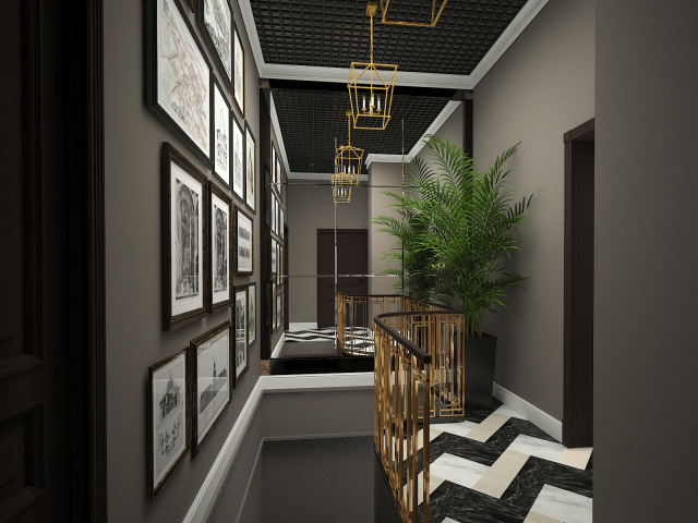 Дизайн-проект бара с игровыми комнатами