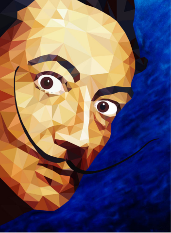 Работа в стиле Low Poly