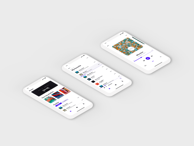 Music app concept