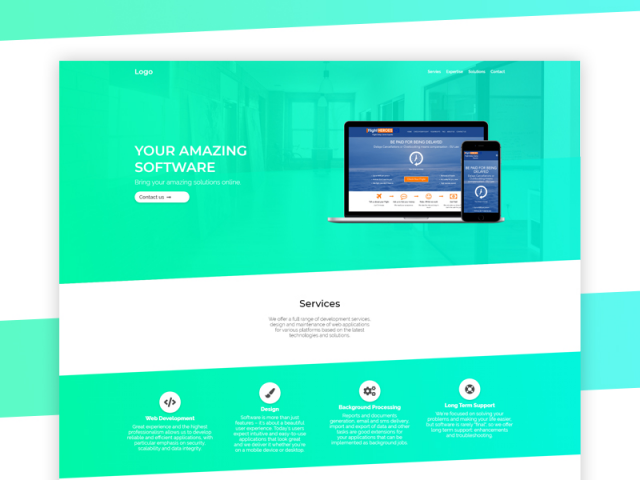 Редизайн сайта IT компании CleverLabs
