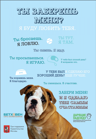 Плакат для сети "Бетховен"