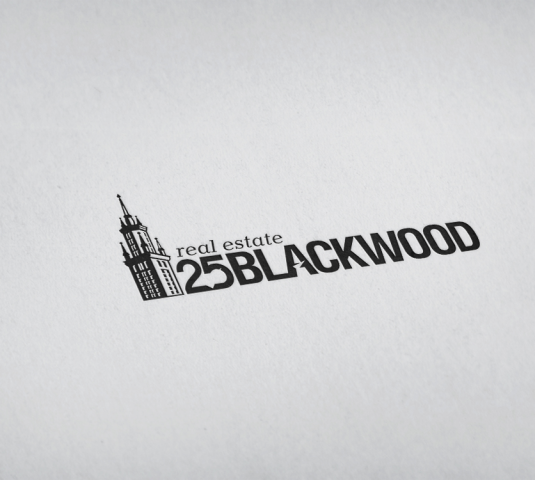 Логотип к 25 летию строительной компании BlackWood