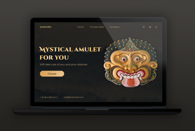 Website for Masks Shop