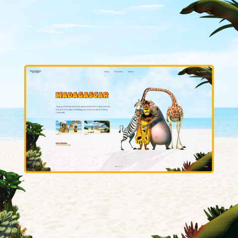 Концепт для мультфильма "Мадагаскар"