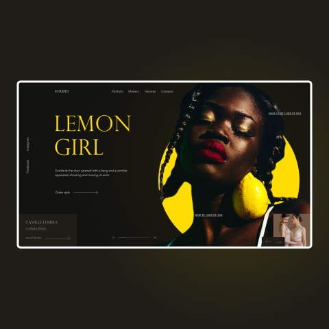 Концепт для студии стиля