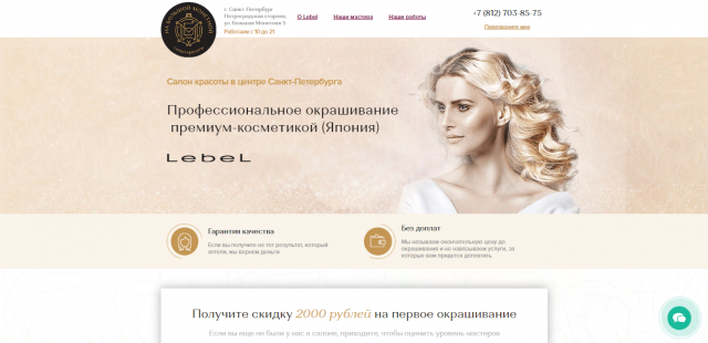 Профессиональное окрашивание волос в Санкт-Петербруге