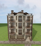 Фасад частного отеля г. Анапа