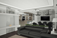 Квартира в подмосковье. Зал.