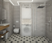 Квартира в подмосковье. Саузел гостевой.