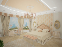 Загородный дом. Гостевая спальня.