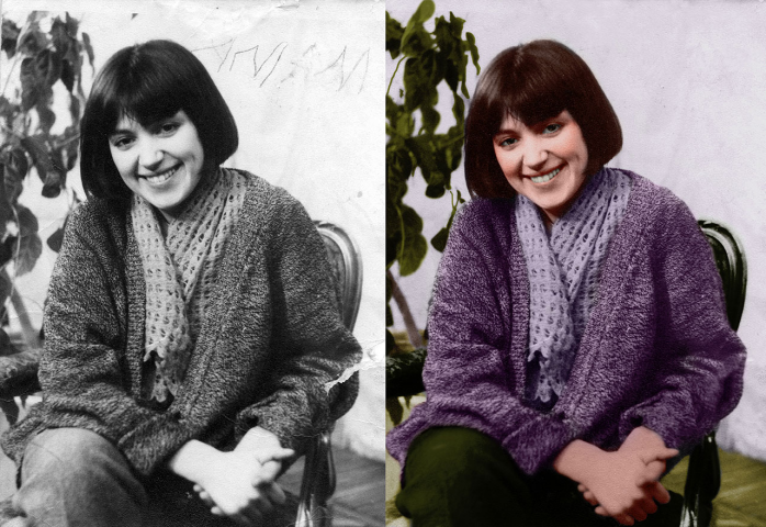 Колоризация фотографии