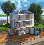 Дом в разрезе