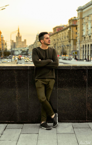 street style male portrait