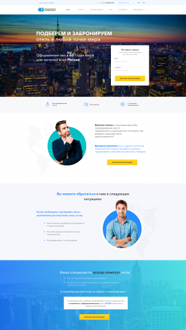 Travel Visa site concept