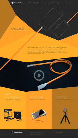 Вариант оформления сайта PowerDeWise