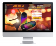 Дизайн лендинга для JBL Pulse