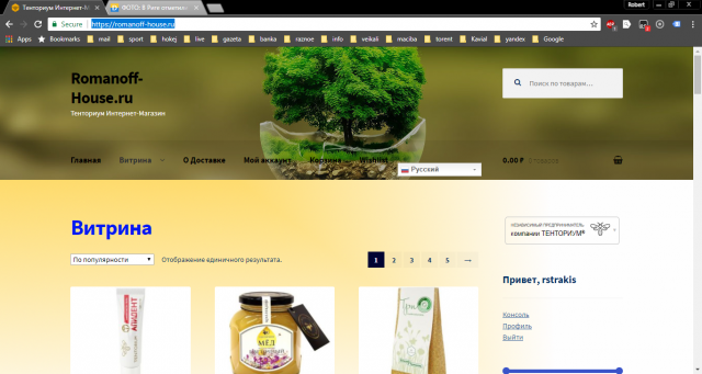 Аудит сайта интернет магазина косметики и товаров пчеловодства.