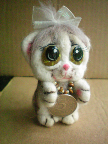 Киса с монеткой