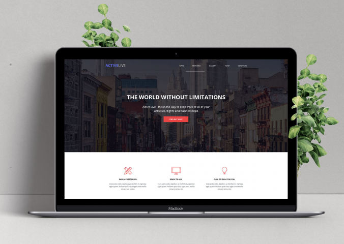 Landing Page ActiveLive