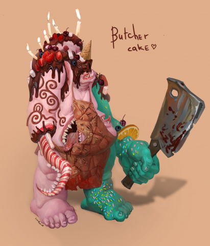 butcher cake