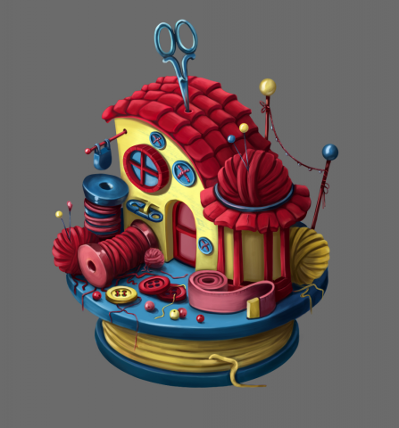 Дом в изометрии