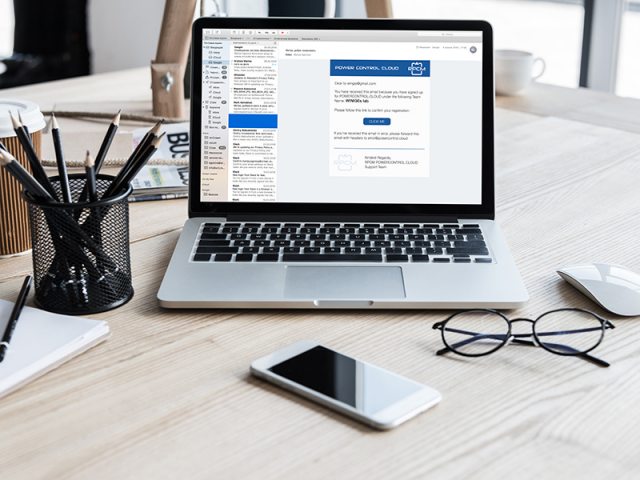 Верстка e-mail письма RCNTEC