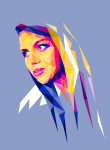 Low Poly portrait