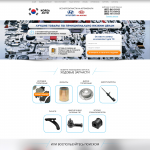 Landing page Korea-auto - верстка