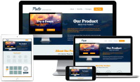 Адаптивная вёрстка landing page из PSD шаблона
