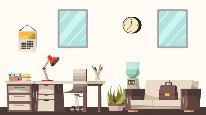 анимированный офис