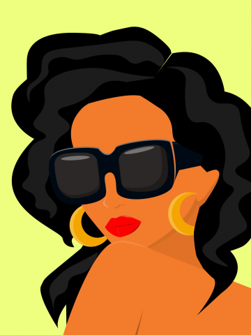 Lady in sunglasses
