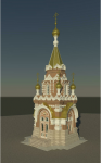 Визуализация часовни Россия.