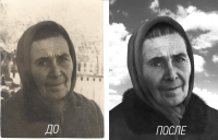 Реставрация фото на памятник