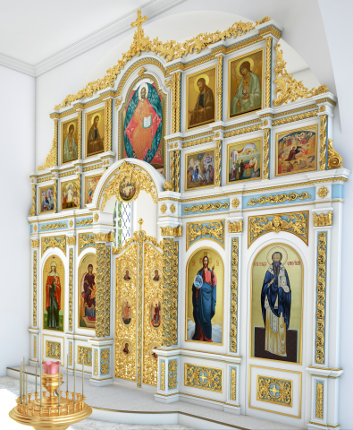 Дизайн и визуализация иконостаса