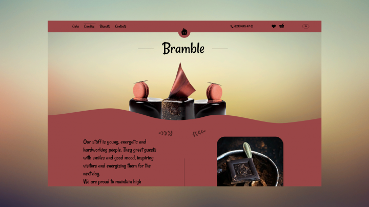 Сеть кондитерских "Bramble"
