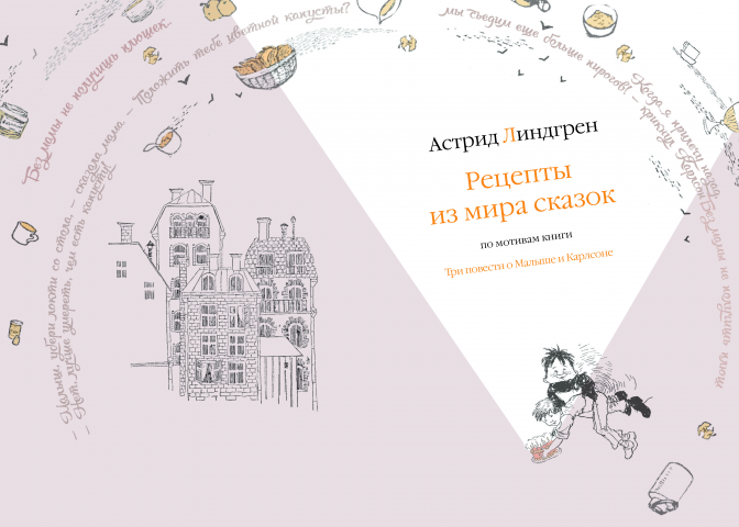 Верстка кулинарной книги на основе повестей о Карлсоне