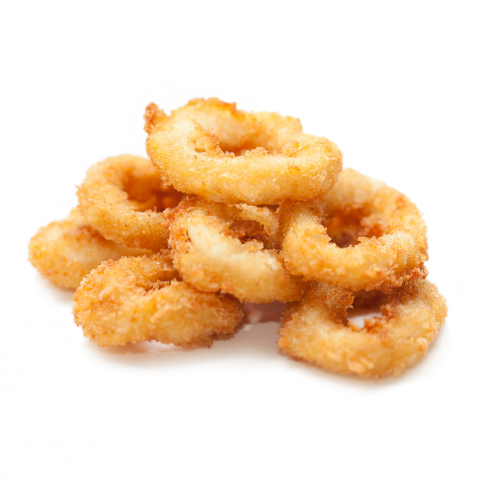 Пончики на белом фоне