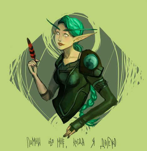 Hunter. Postcard series