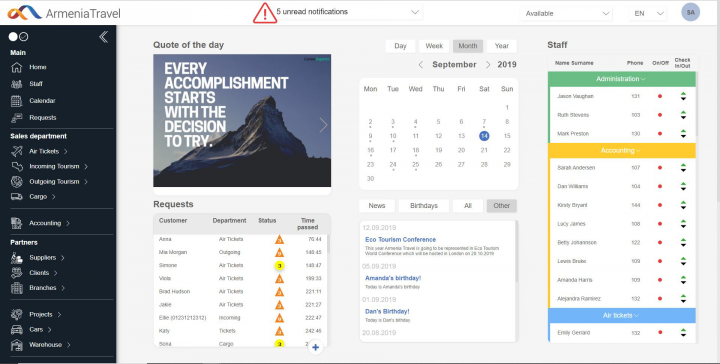 CRM System