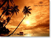 Рекламный флаер турфирмы Delta Orient Tours