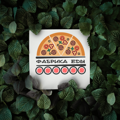 Логотип2 для доставки еды "Фабрика еды"