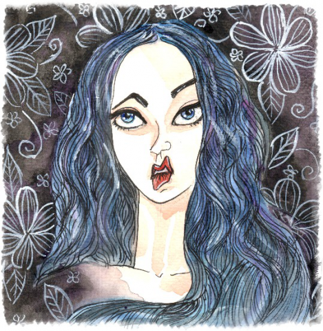 BlueHaired Girl