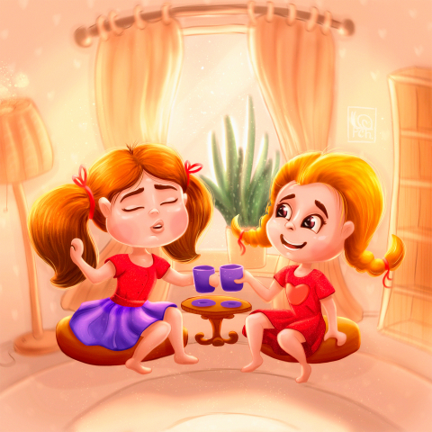 серия работ для частного детского сада