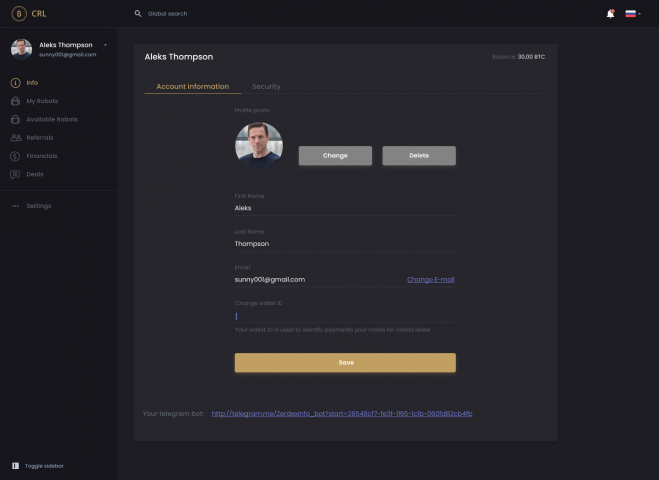 Web, UI/UX Design | CRM