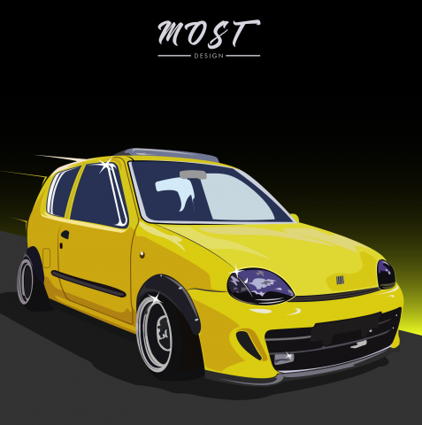 Vector illustration Fiat