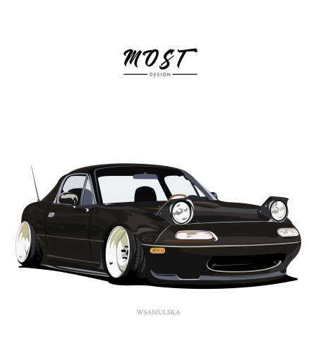 Vector illustration Mazda mx-5